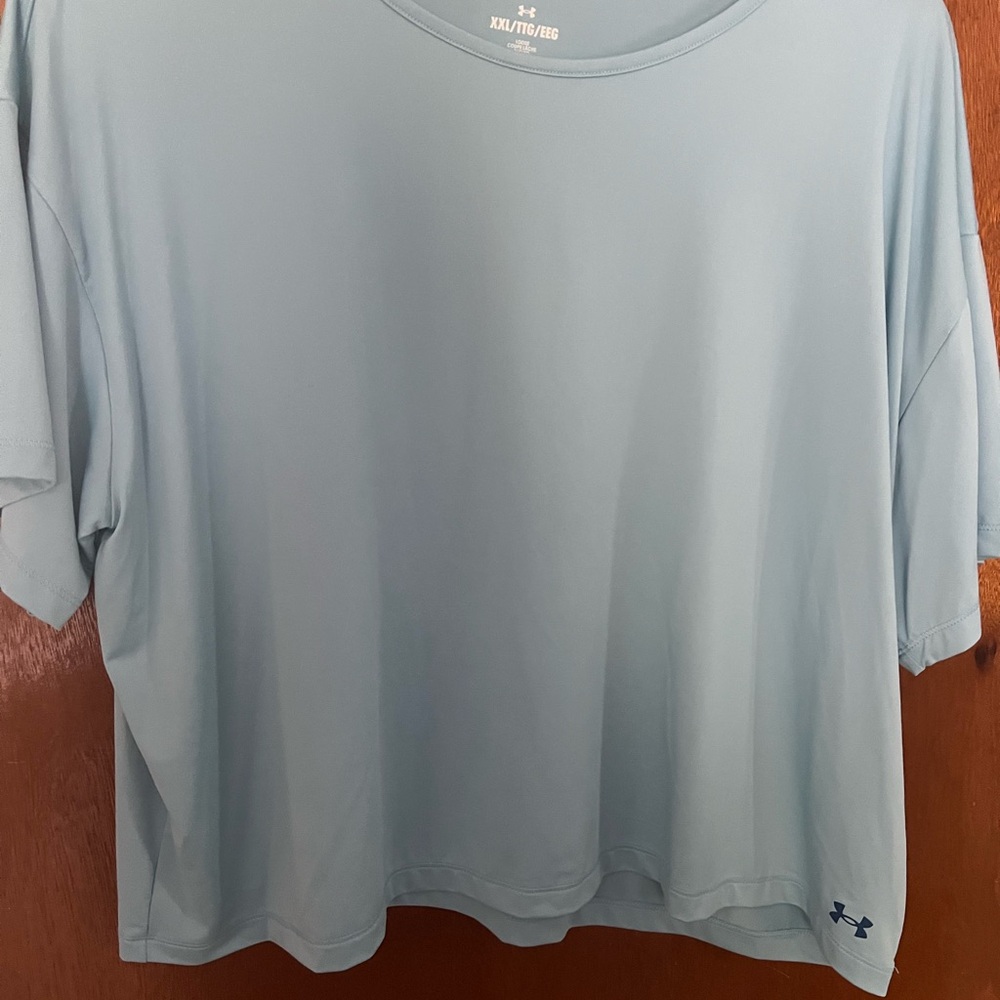 Under Armour Boxy Blue Short Sleeve Tee
